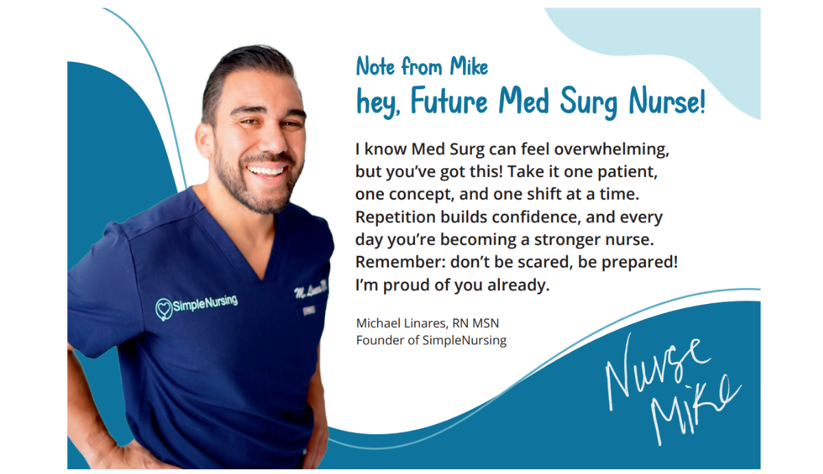 Med Surg Flashcards for Nursing Students
